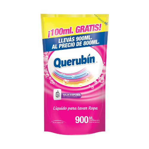 Jabón líquido para ropa Querubín doy pack 800