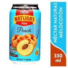 Caja de Jugo Naturas Durazno Lata