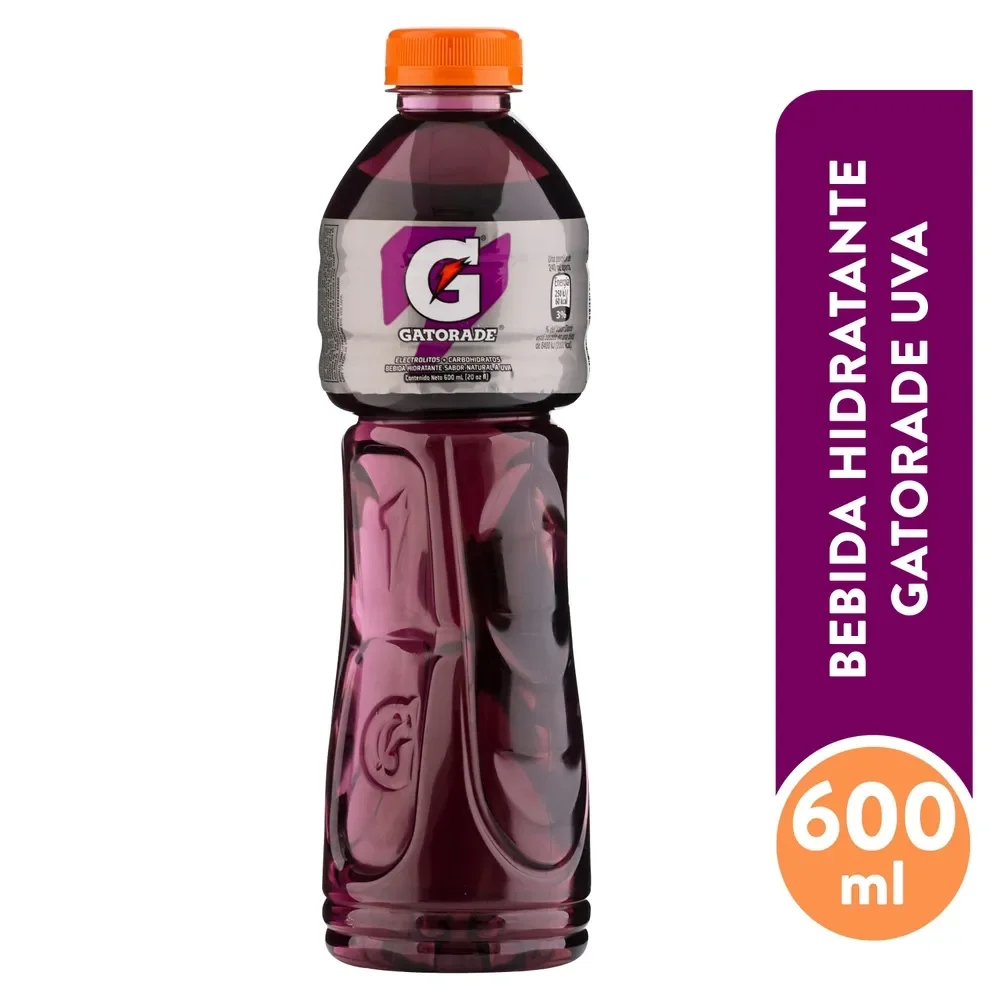 Paquete Gatorade Uva 600 ML
