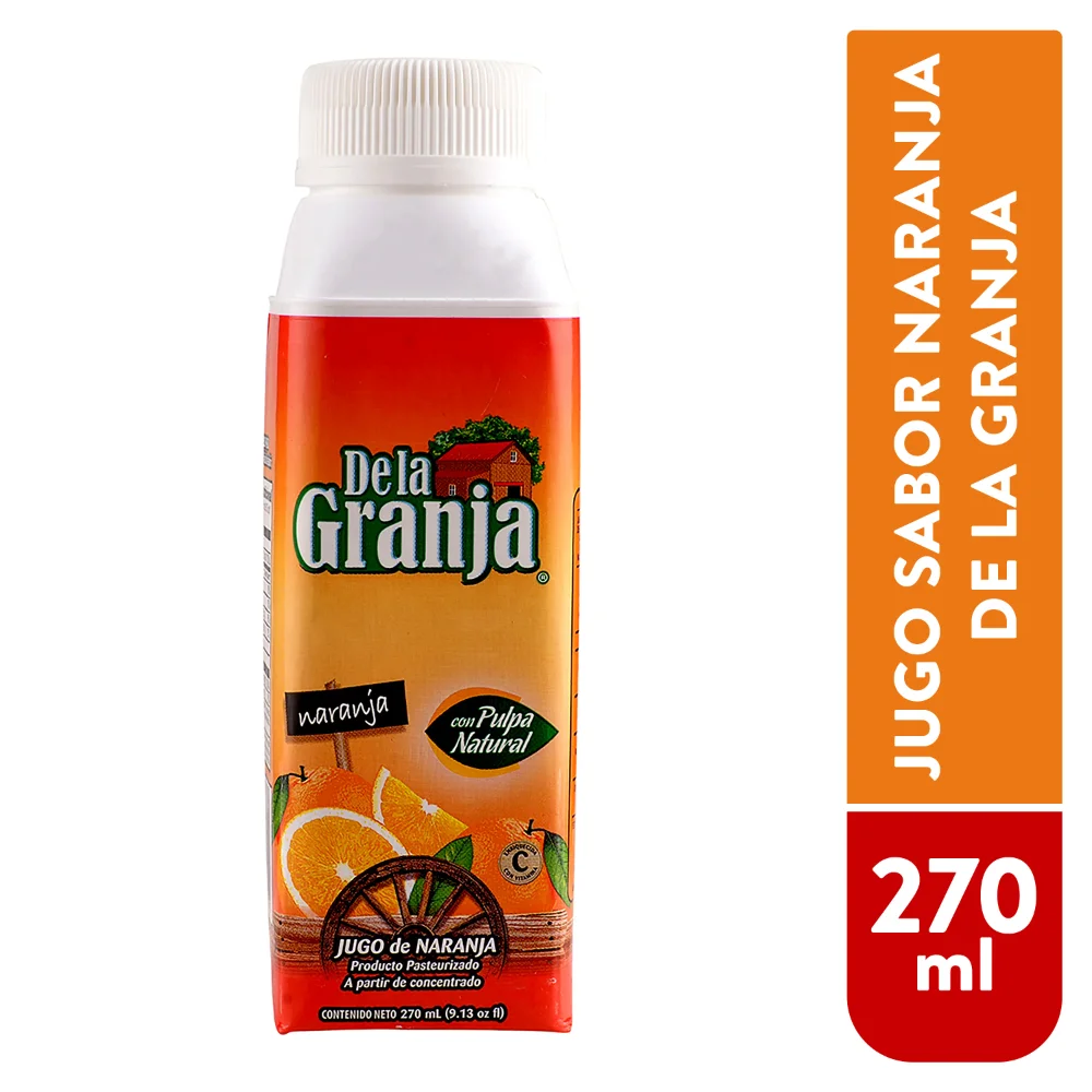 Caja Jugo De La Granja Mediano de 270 ML