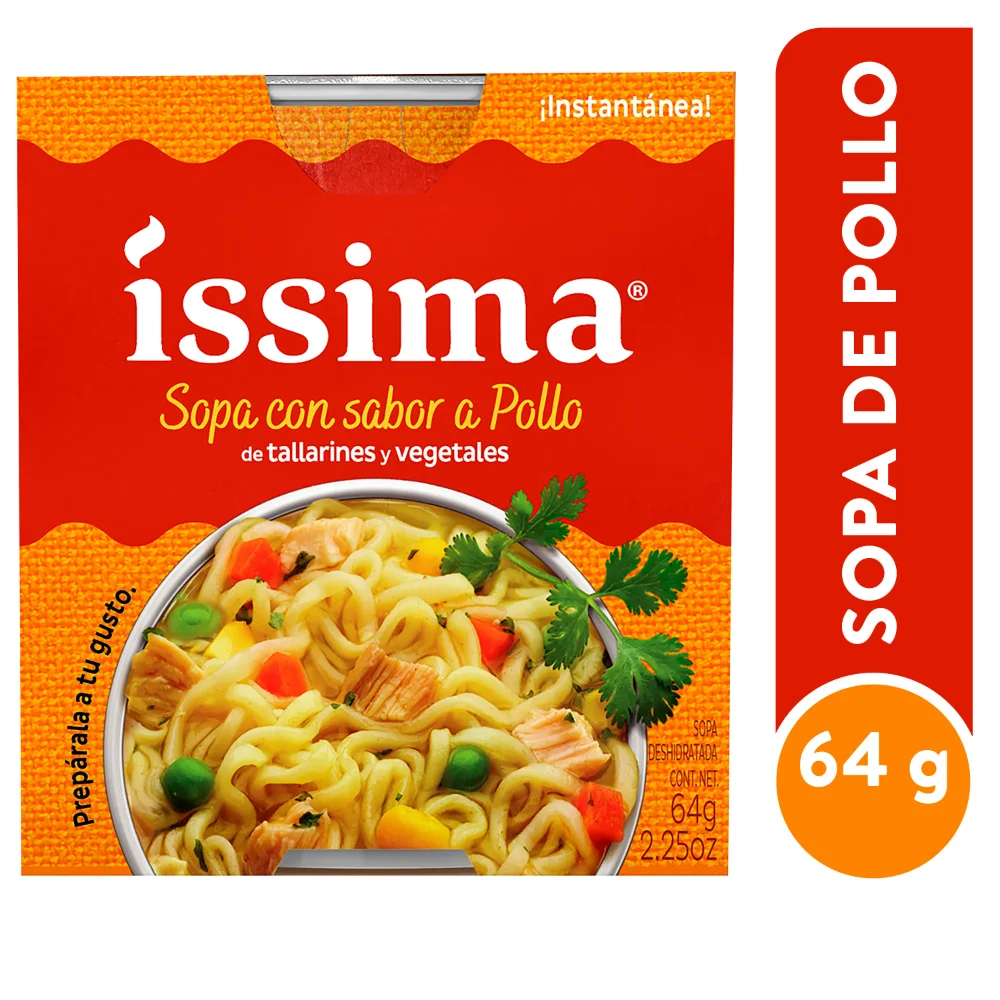 Sopa Instantánea Íssima Pollo 64 g