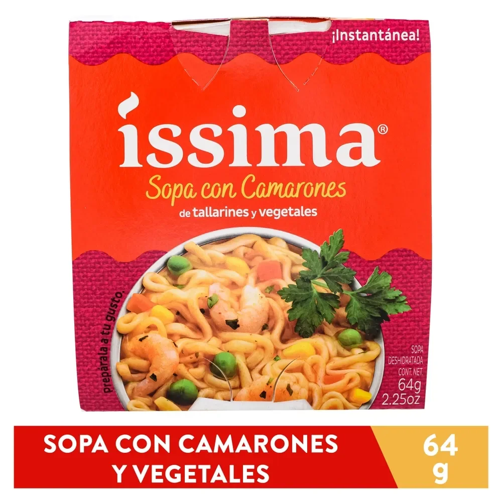 Sopa Instantánea Íssima Camarones 64 G