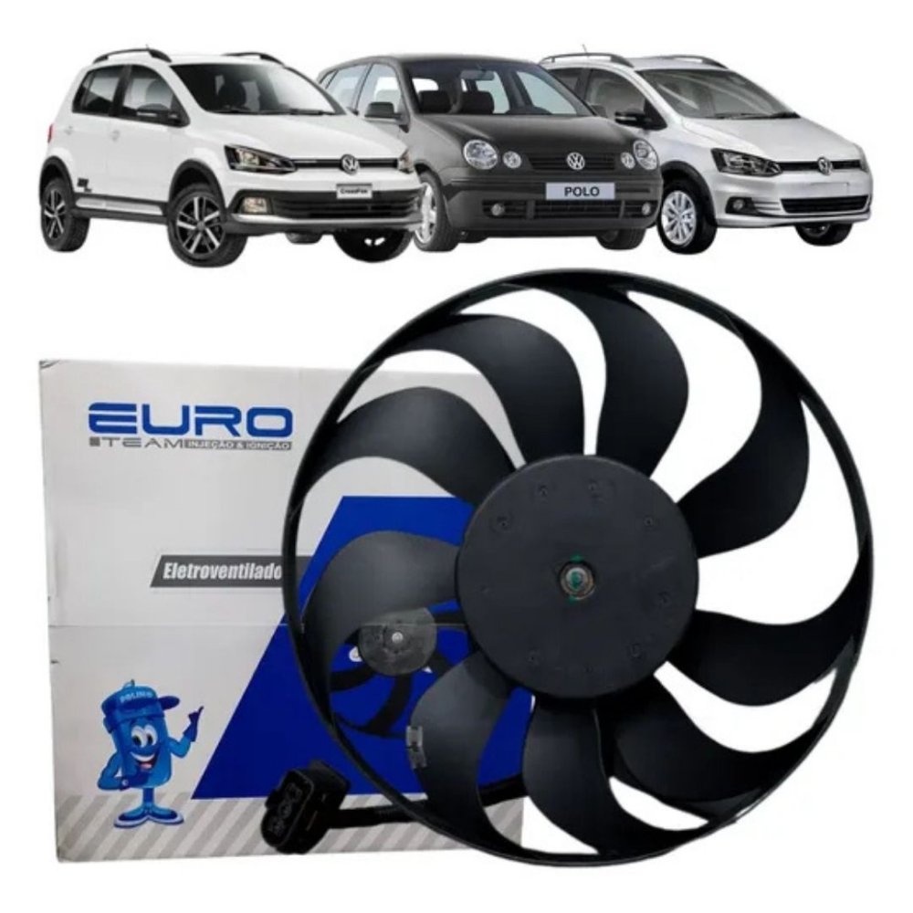 Electroventilador Pequeño 3 Pines Pequeño 04-05 A/AC EURO Fox/ Golf/ Ibiza/ Codoba/ Skoda/ Polo 1.6