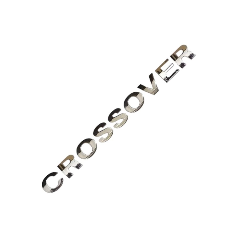 Emblema Letra Crossover Cromada Crossover Parati