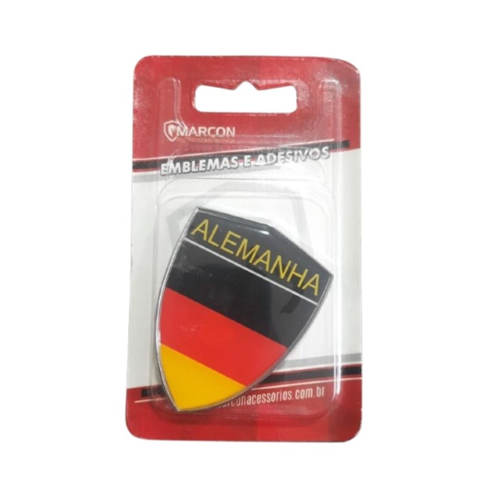 Emblema Escudo Alemania Con Moldura Cromada Todos Los Vehiculos