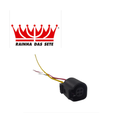 Conector Valvula Temperatura 4 Pines RAINHA Fox / Crossfox / Ibiza / Bora