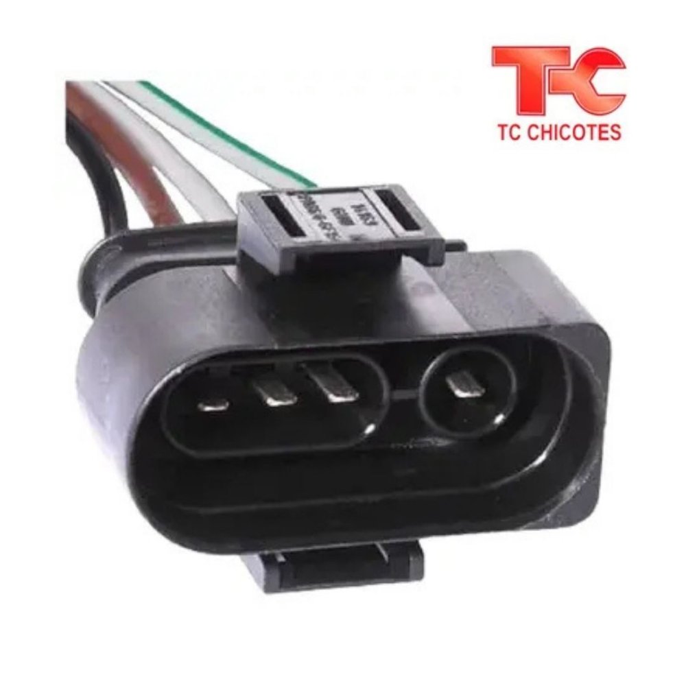 Conector Sensor Oxigeno Macho 4 Pines TC-CHICOTE Gol/ Parati/ Saveiro
