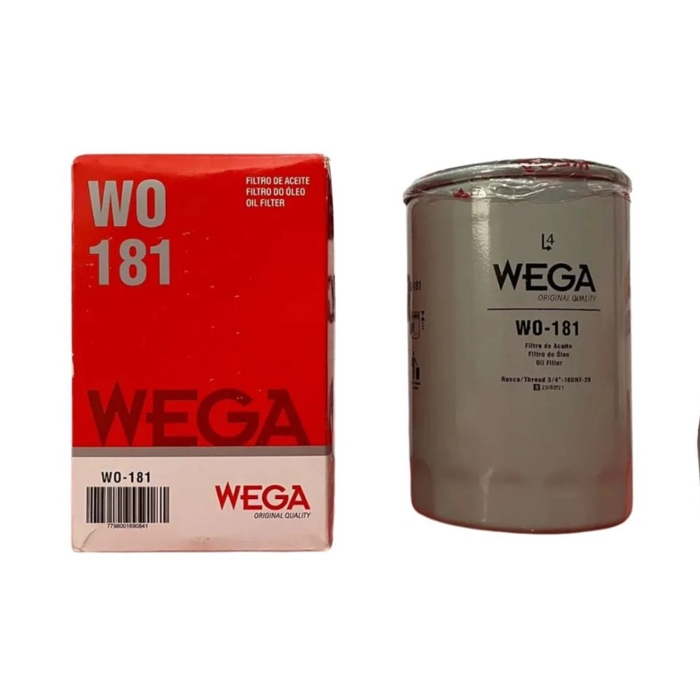 Filtro Aceite WEGA rosca 3/4 con Resorte Gol/ Bora/ Ibiza/ Caddy/ Vento/ Skoda