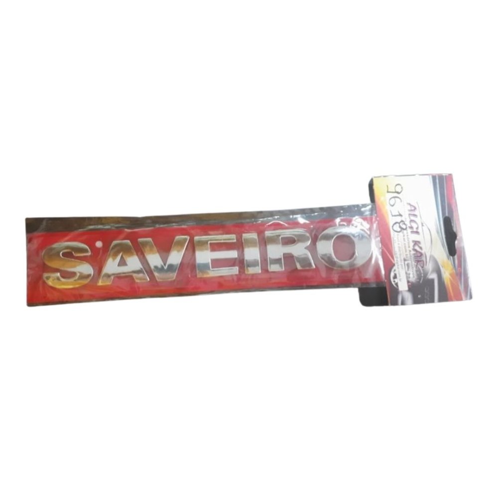 Emblema Letra Saveiro Cromada Compuerta Trasera ALGI KAR Saveiro