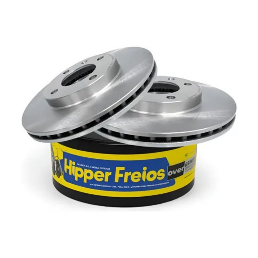Disco Freno 4 Hueco HIPPER FREIOS Gol/ Ibiza 1.4/ Parati/ Saveiro