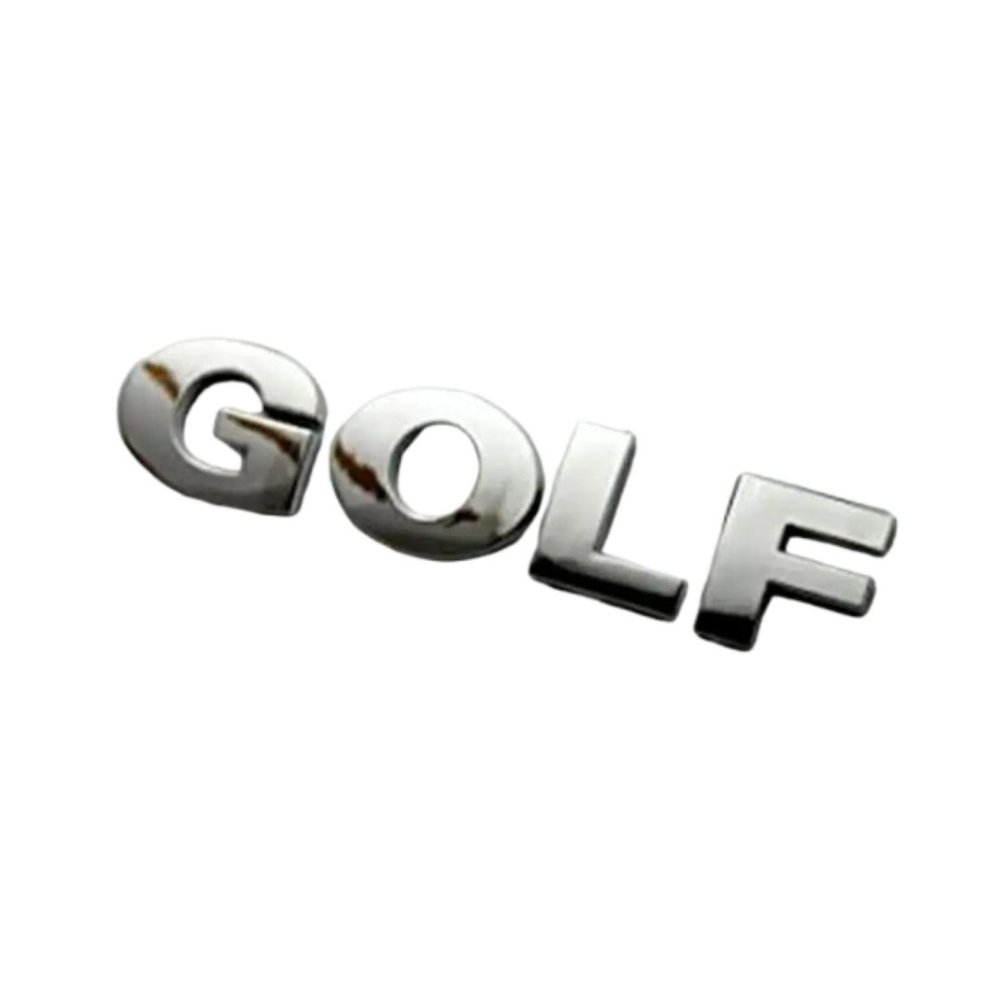 Emblema Letra Golf Cromada MK3 y MK4 Golf
