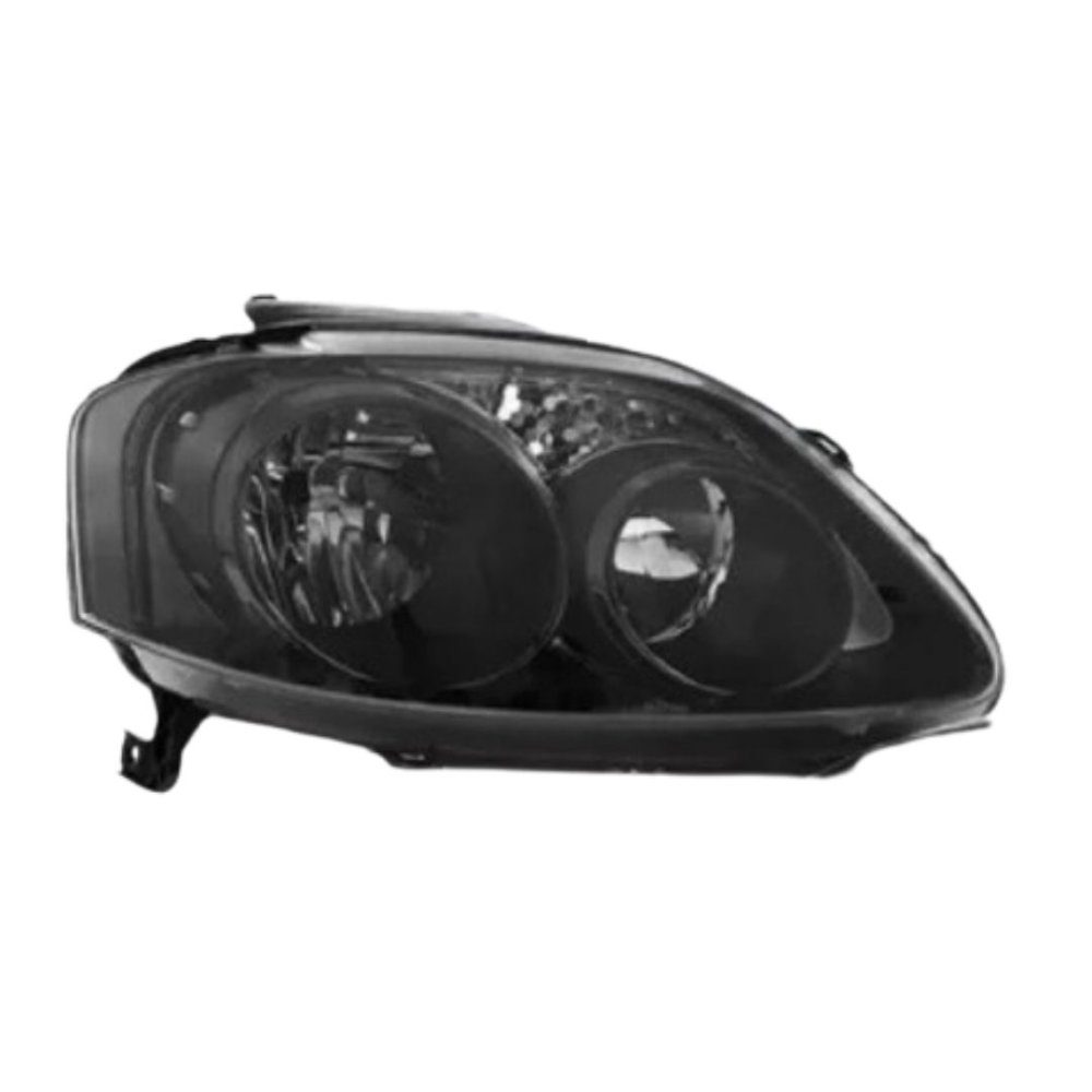 Faro Delantero Derecho Doble Foco Fondo Negro WERKER Fox/ Spacefox 2008 al 2010