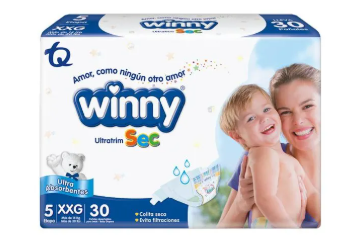 PAÑAL WINNY ULTRATRIM ETAPA 5 X 30 U