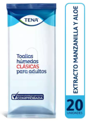 TOALLAS HUEMADAS CLASICAS PARA ADULTO X 20 UND