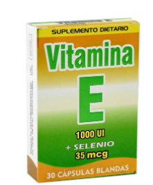 VITAMINA E 1.000 UL +SELENIO X 30 CAPS