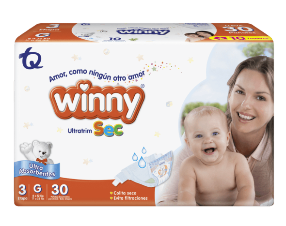 PAÑAL WINNY ETAPA 3 X 30U