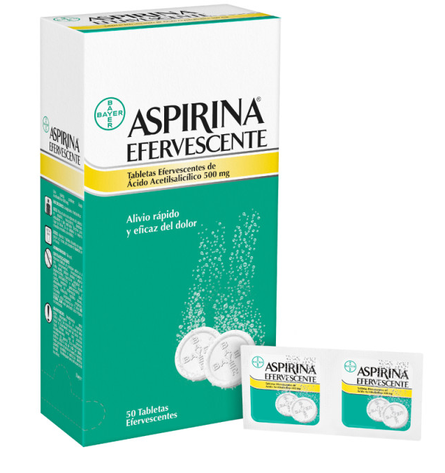 ASPIRINA EFERV 500 MG X 50 TABS  - BAYER - OTC