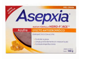 JABON ASEPXIA AZUFRE X 100 GR   - GENOMMA    (20)