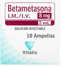 BETABETASONA 8MG/2ML