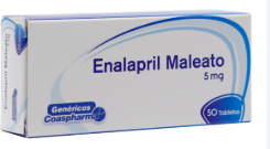 ENALAPRIL 5 MG X 50 TABS  - COASPHARMA   (234)