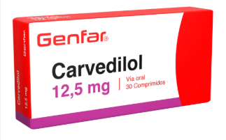 CARVEDILOL 12 5MG CJX30TAB  -  GENFAR