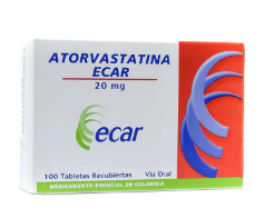 ATORVASTATINA 20 MG X 100 TABS  REC  - ECAR