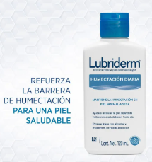 CREMA LUBRIDERM HUMECTACION DIARIA X 120 ML
