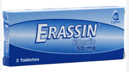 SILDENAFIL 50 MG X 2 TABS  (ERASSIN)  - LABINCO   (756)
