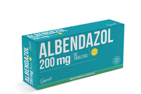 ALBENDAZOL 200 MG X 50 TABS  - LAPROFF