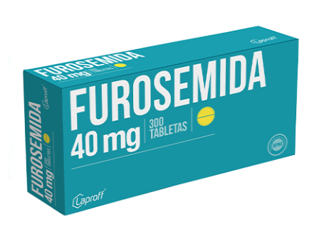 FUROSEMIDA 40 MG X 300 TABS  - LAPROFF (72)