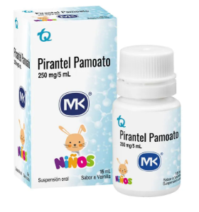 PIRANTEL PAMOATO SUSP 15 ML 250MG/5ML