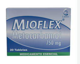METOCARBAMOL 750 MG X 20 TABS (MIOFLEX)  - LABINCO (420)