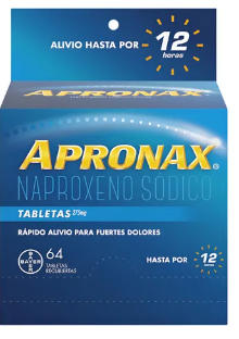 APRONAX 275 MG X 64 TABS  - BAYER - OTC