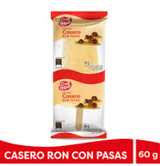 HELADO CASERO RON PASAS X 60 GR