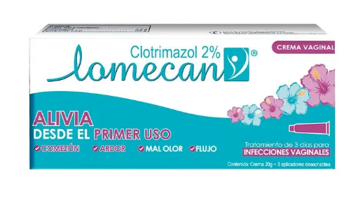 LOMECAN V 2%CREMA VAGINAL X 3 APLICADORES X 20 GR  -GENOMMA