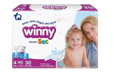 PAÑAL WINNY SEC ETAPA 4 X30 U