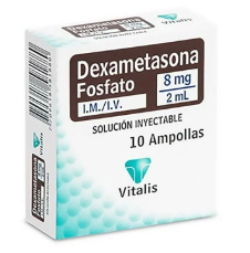 DEXAMETASONA 8 MG/2 ML X 10 AMP