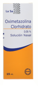 OXIMETAZOLINA HCL 0 05 % ADULTOS X 15 ML GOTAS NASALES  - LA SANTE