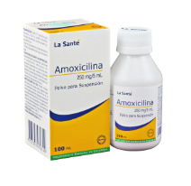 AMOXICILINA 250 MG X 45 ML SUSP  - LA SANTE