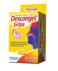DESCONGEL GRIPA CBG X 100 CAPS  - CHALVER