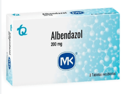 ALBENDAZOL 200 MG X 2 TABS  - MK (375)