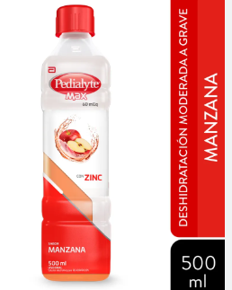 PEDIALYTE ZINC 60 MANZANA X 500 ML SOL  - ABBOTT   (12)
