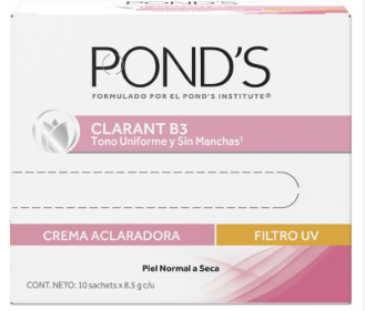 CREMA PONDS CLARANT ANTI MANCHA B3 SOBRE X8.5GM