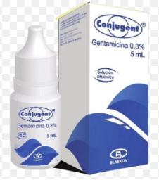 CONJUGENT GENTAMICINA 0.3% SOL OFT X 5 ML