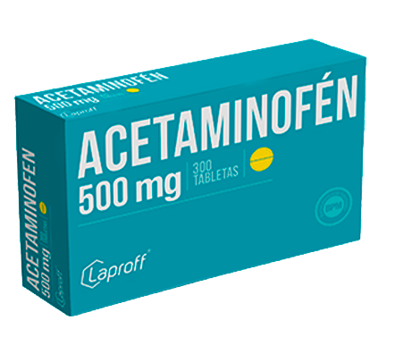 ACETAMINOFEN 500 MG X 300 TABS  - LAPROFF (54)