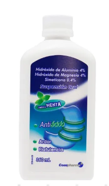 HIDROXIDO DE ALUMINIO + SIMETICONA X 360 ML SUSP  - COASPHARMA (40)