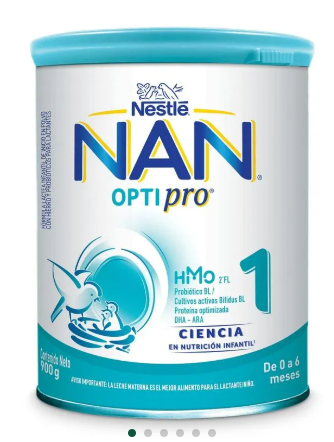 LECHE NAN 1 PRO BL FORMULA INFANTIL X 900 GR POTE  - NESTLE (12)