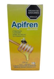 APIFREN ADULTO MENTA PROPOLEO /JENGIBRE /MIEL DE AVEJAS/VITA  X 120 ML