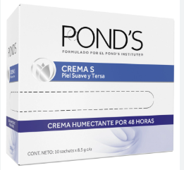 CREMA PONDS S HUMECTANTE X 10 SOBRE