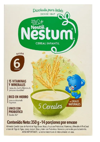 NESTUM BL 5 CEREALES X350G